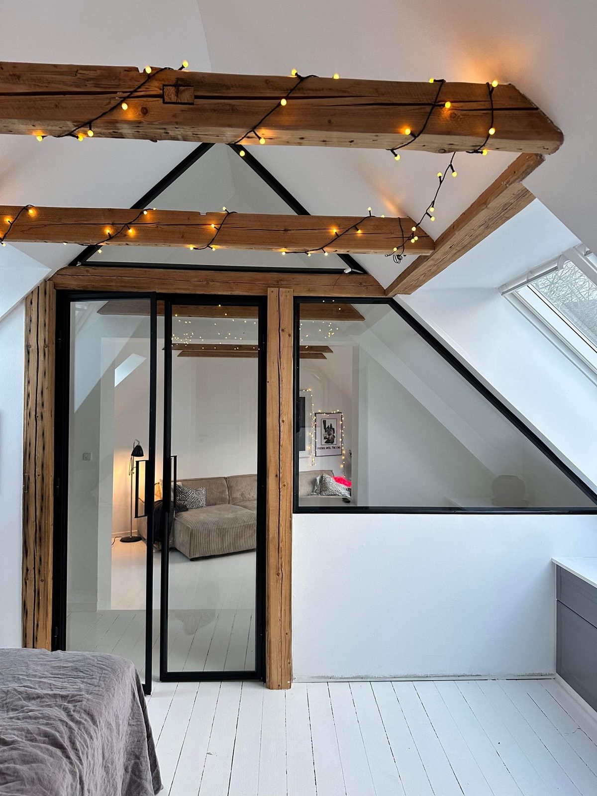 High-end metal and glass composition.