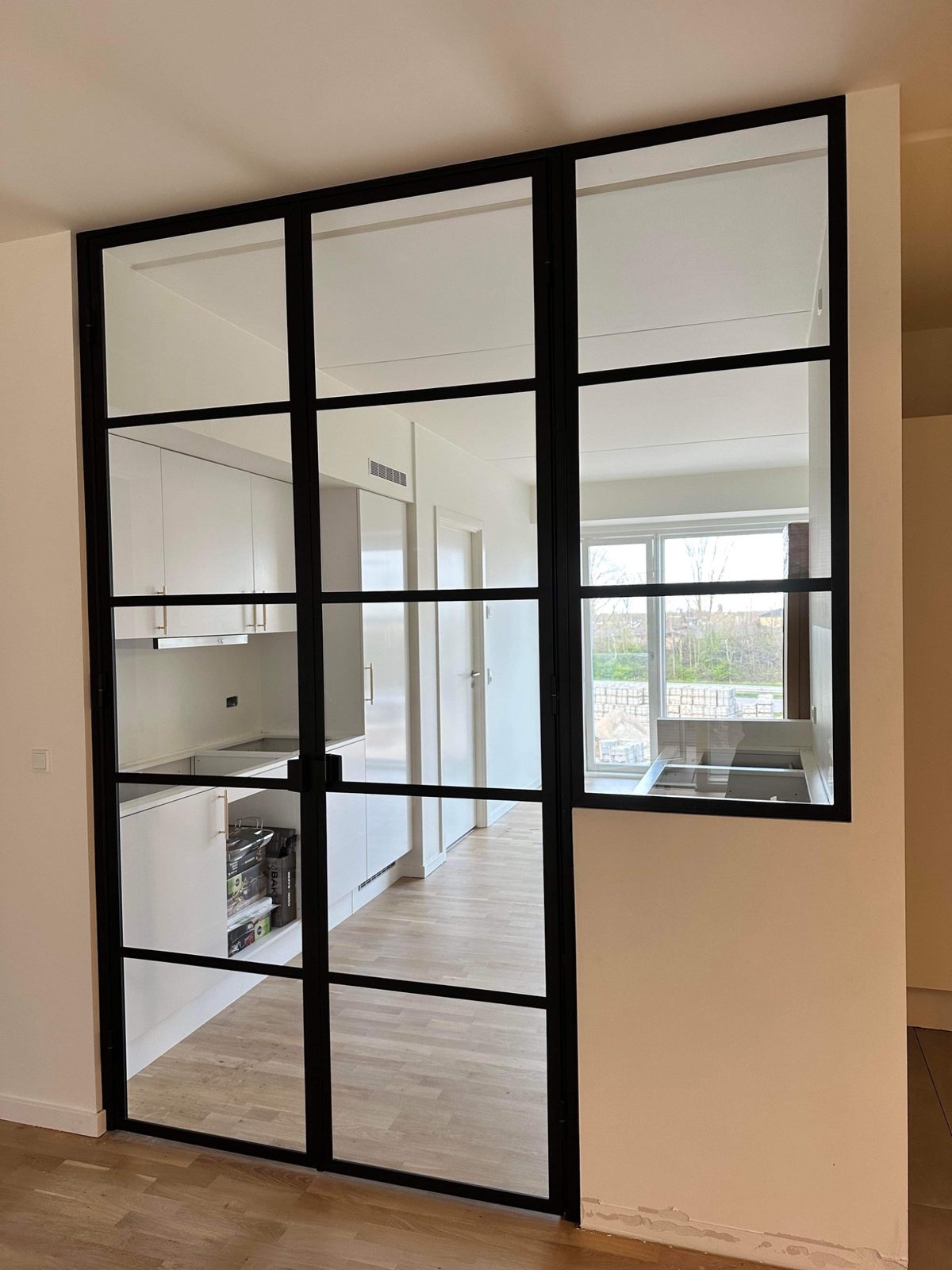 Premium glass structure.